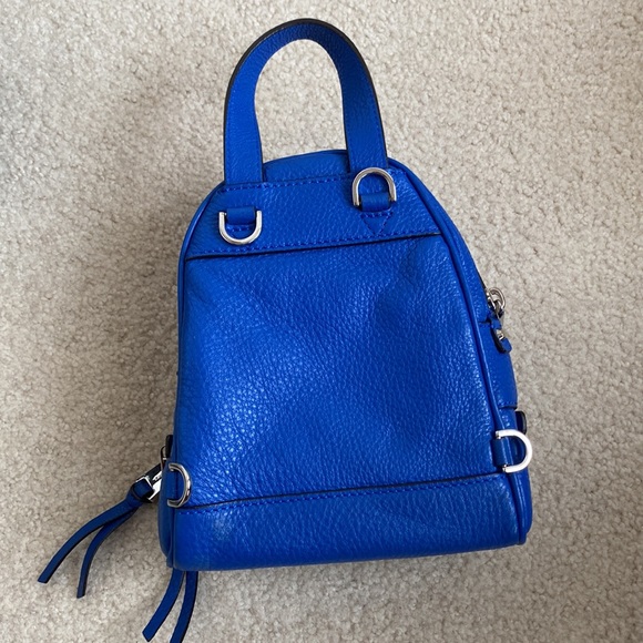 Michael Kors Blue Rhea Mini Backpack - Picture 3 of 12
